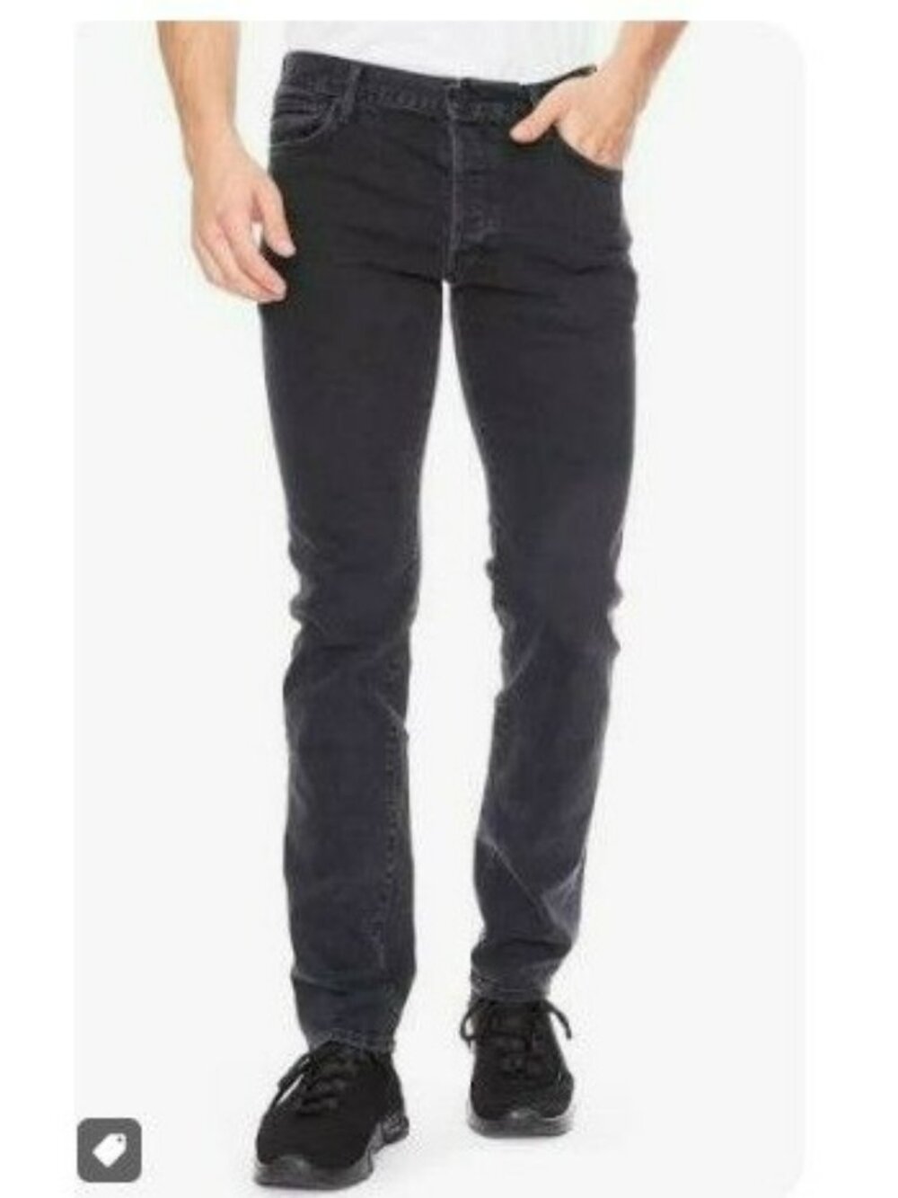 MR by MOTHER Neat Men's Jeans. Solid Black "No Beer On Sundays" Wash. Sz 31